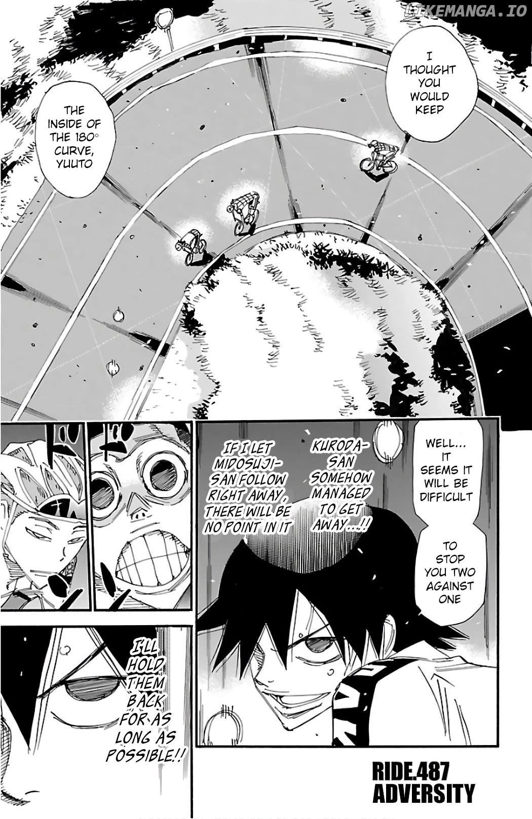 Yowamushi Pedal Chapter 487 - page 1