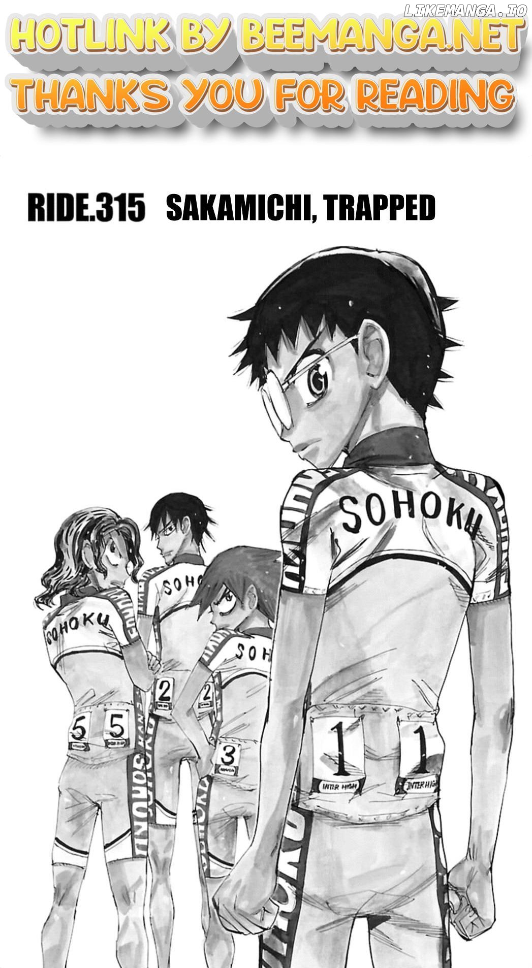 Yowamushi Pedal Chapter 315 - page 1