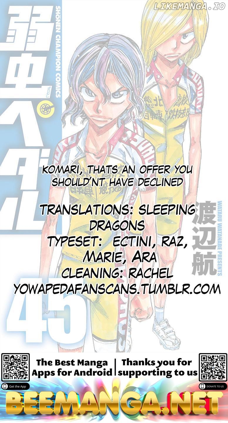 Yowamushi Pedal Chapter 385 - page 26