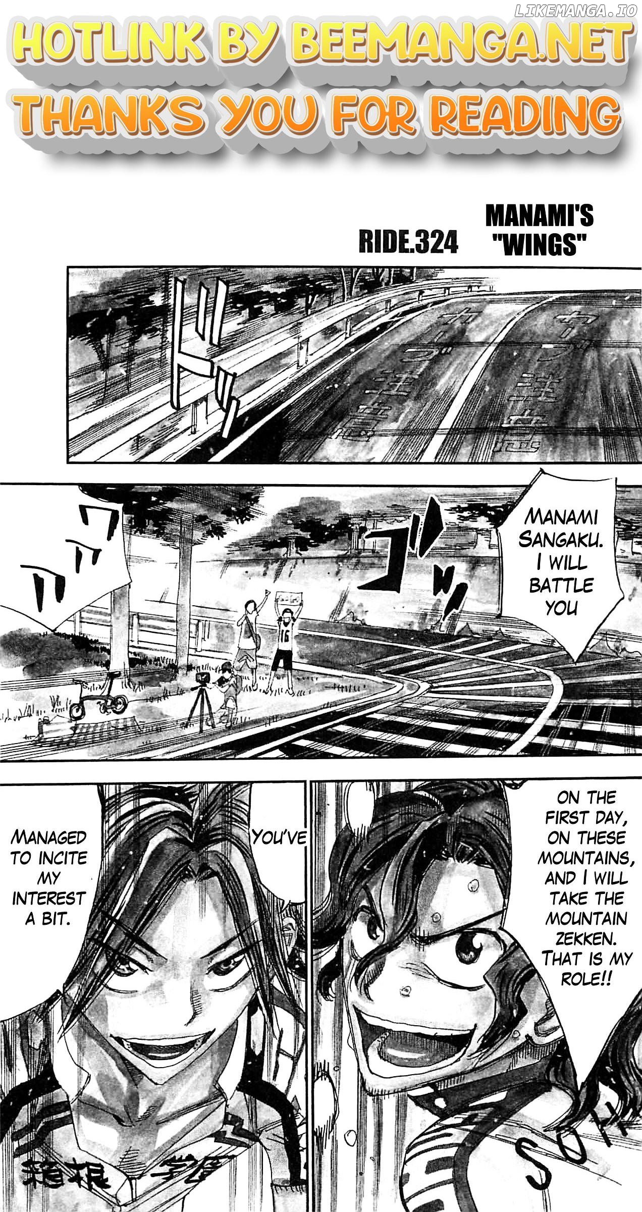 Yowamushi Pedal Chapter 324 - page 1