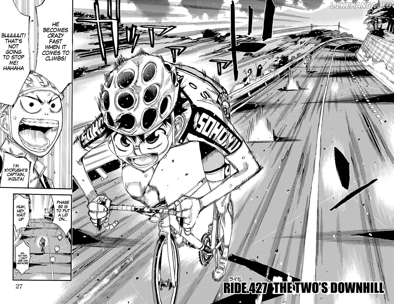 Yowamushi Pedal Chapter 427 - page 2