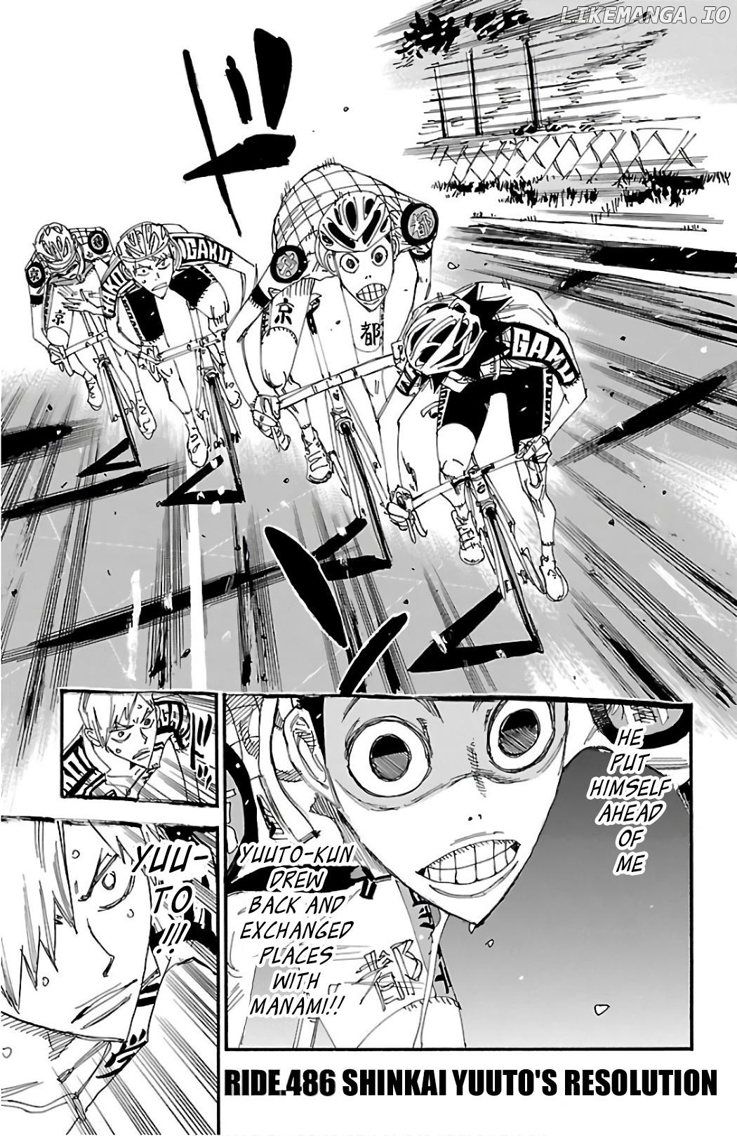 Yowamushi Pedal Chapter 486 - page 1