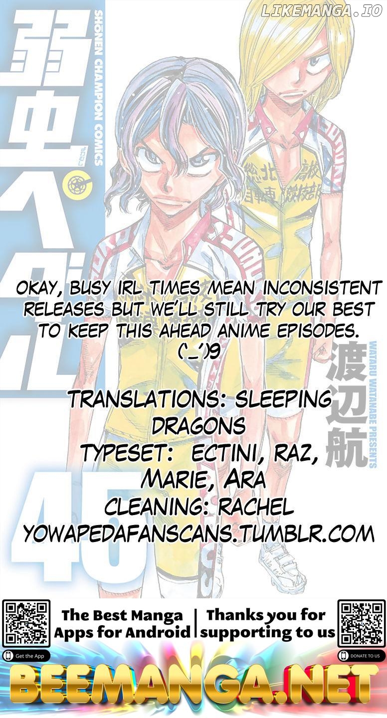 Yowamushi Pedal Chapter 386 - page 22