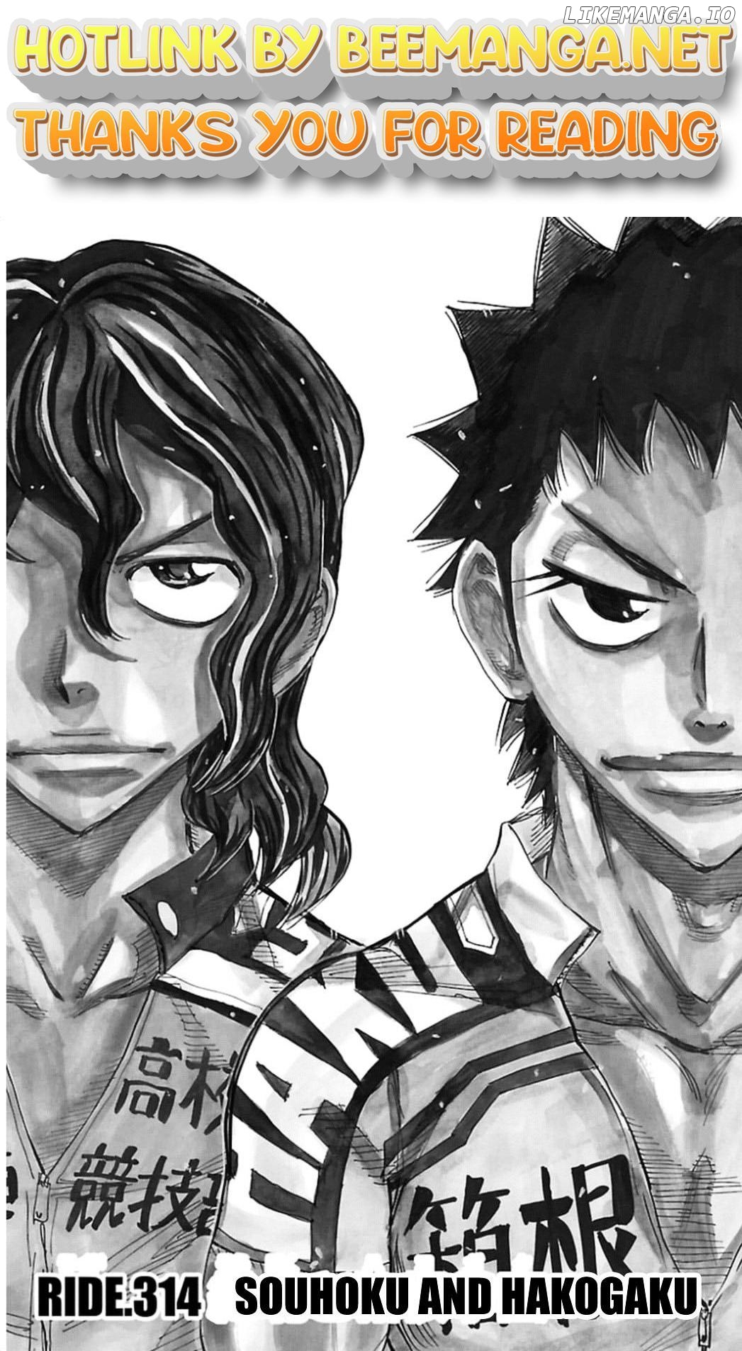 Yowamushi Pedal Chapter 314 - page 1