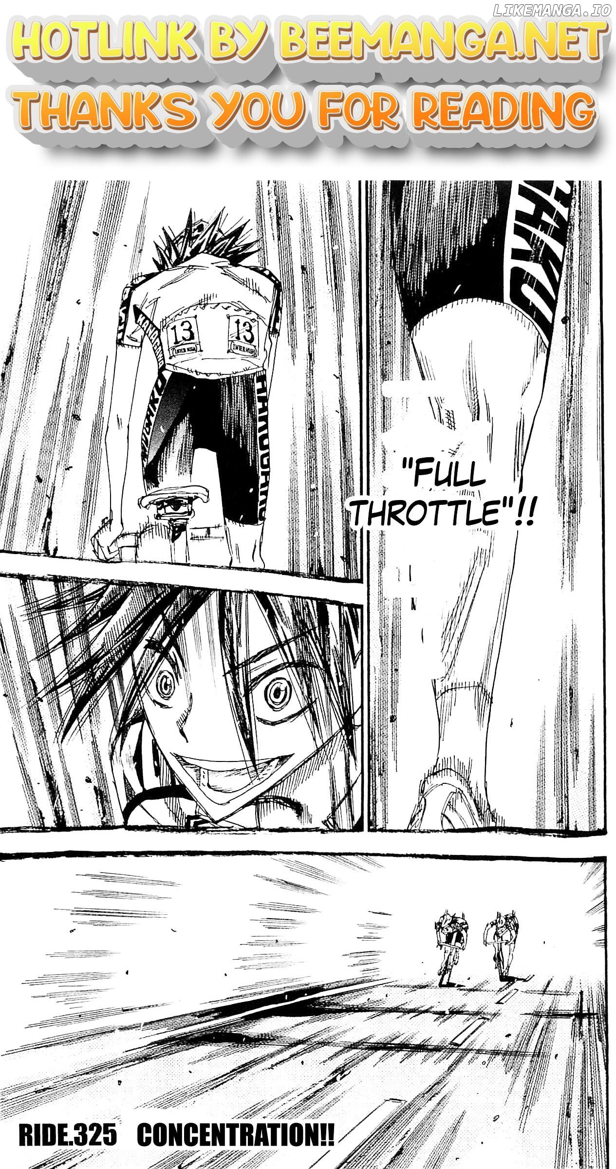 Yowamushi Pedal Chapter 325 - page 1