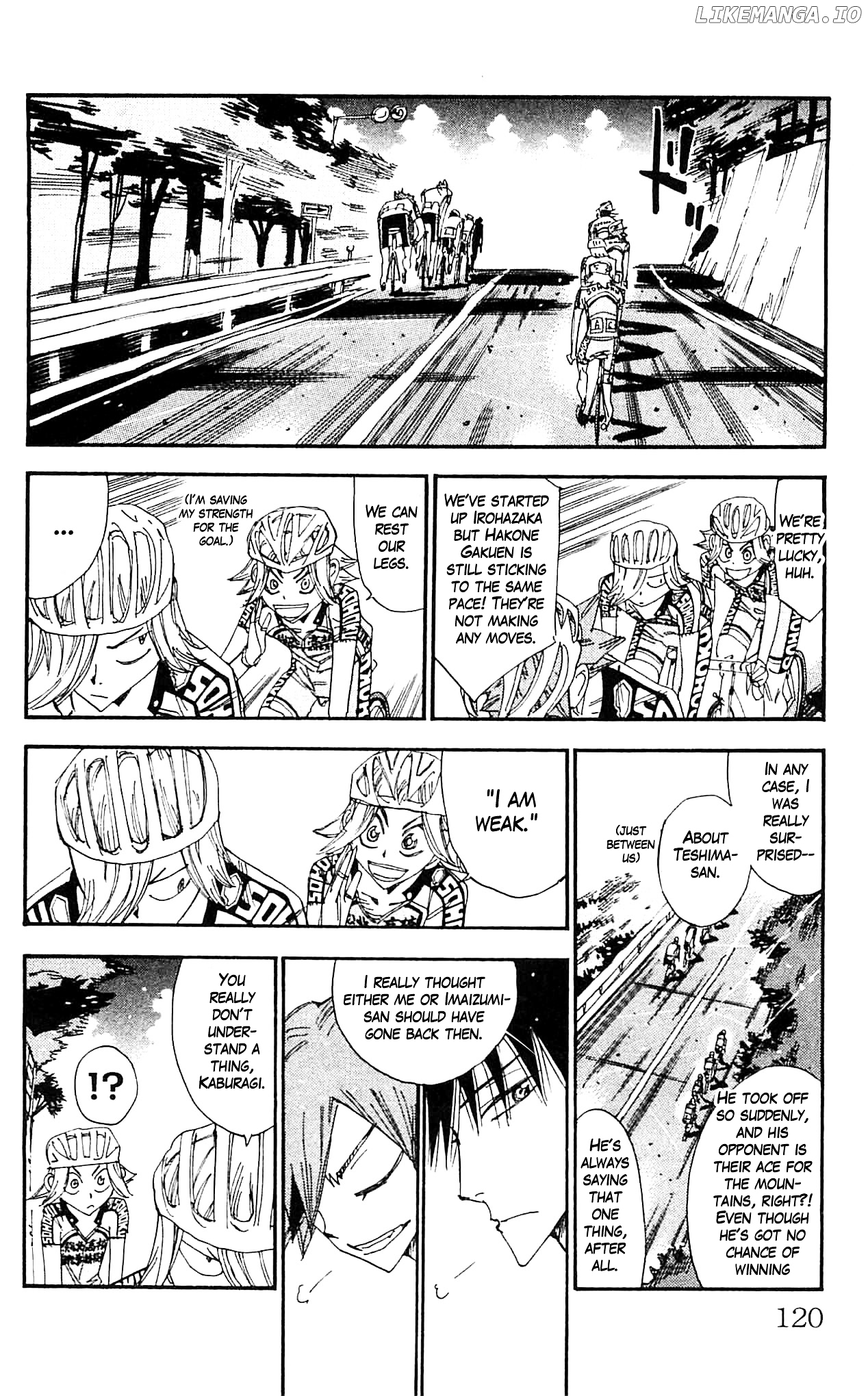 Yowamushi Pedal Chapter 325 - page 14