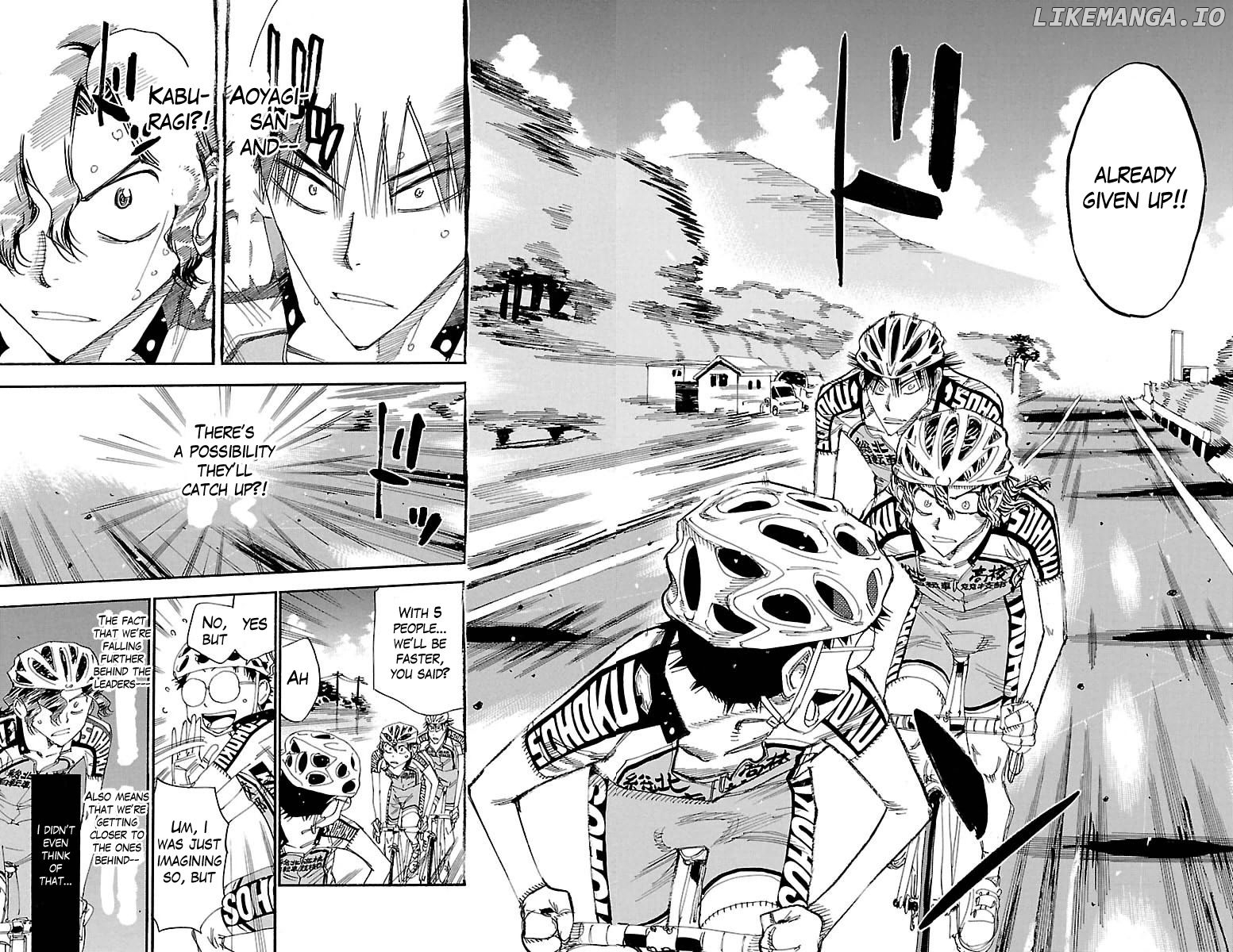 Yowamushi Pedal Chapter 387 - page 4