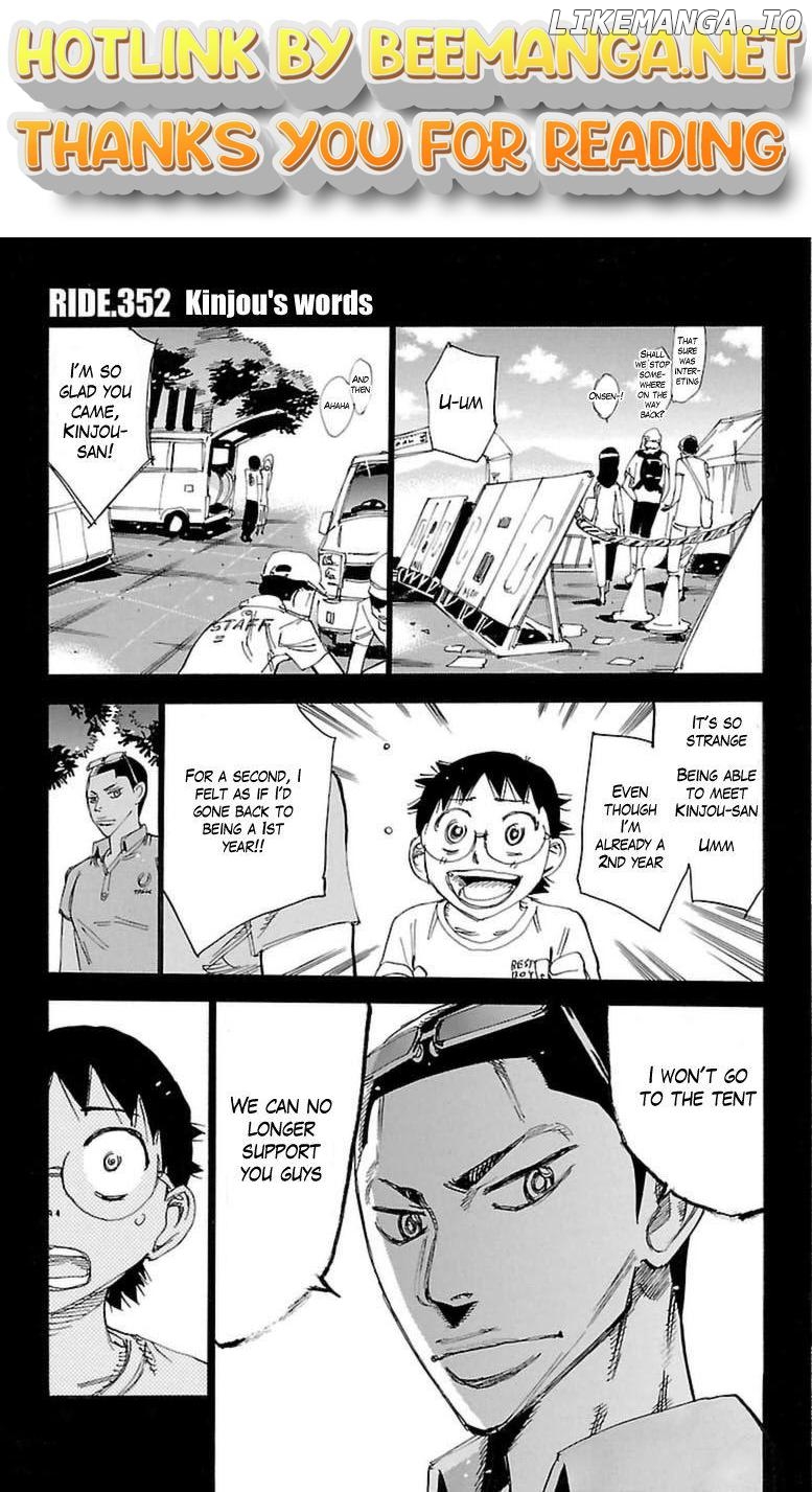Yowamushi Pedal Chapter 352 - page 1