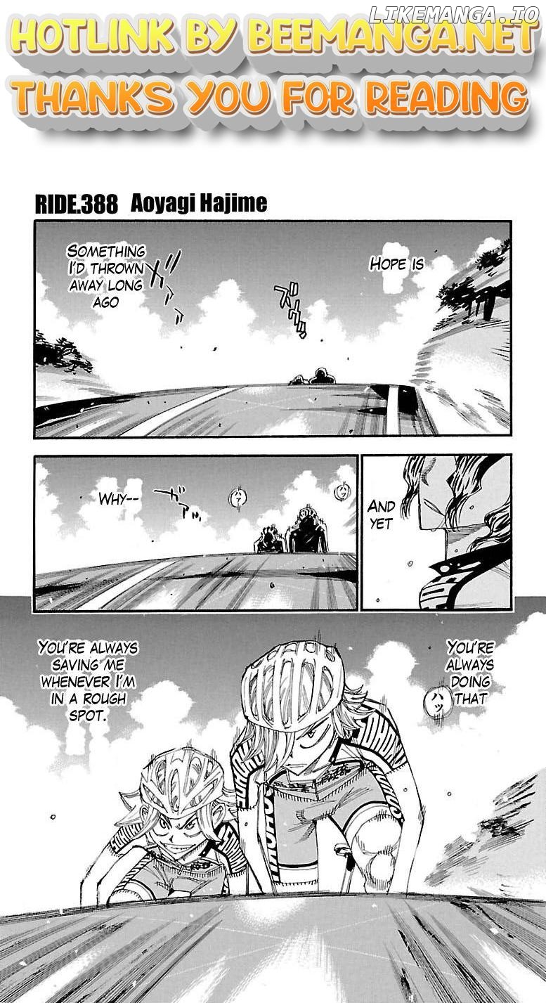 Yowamushi Pedal Chapter 388 - page 1