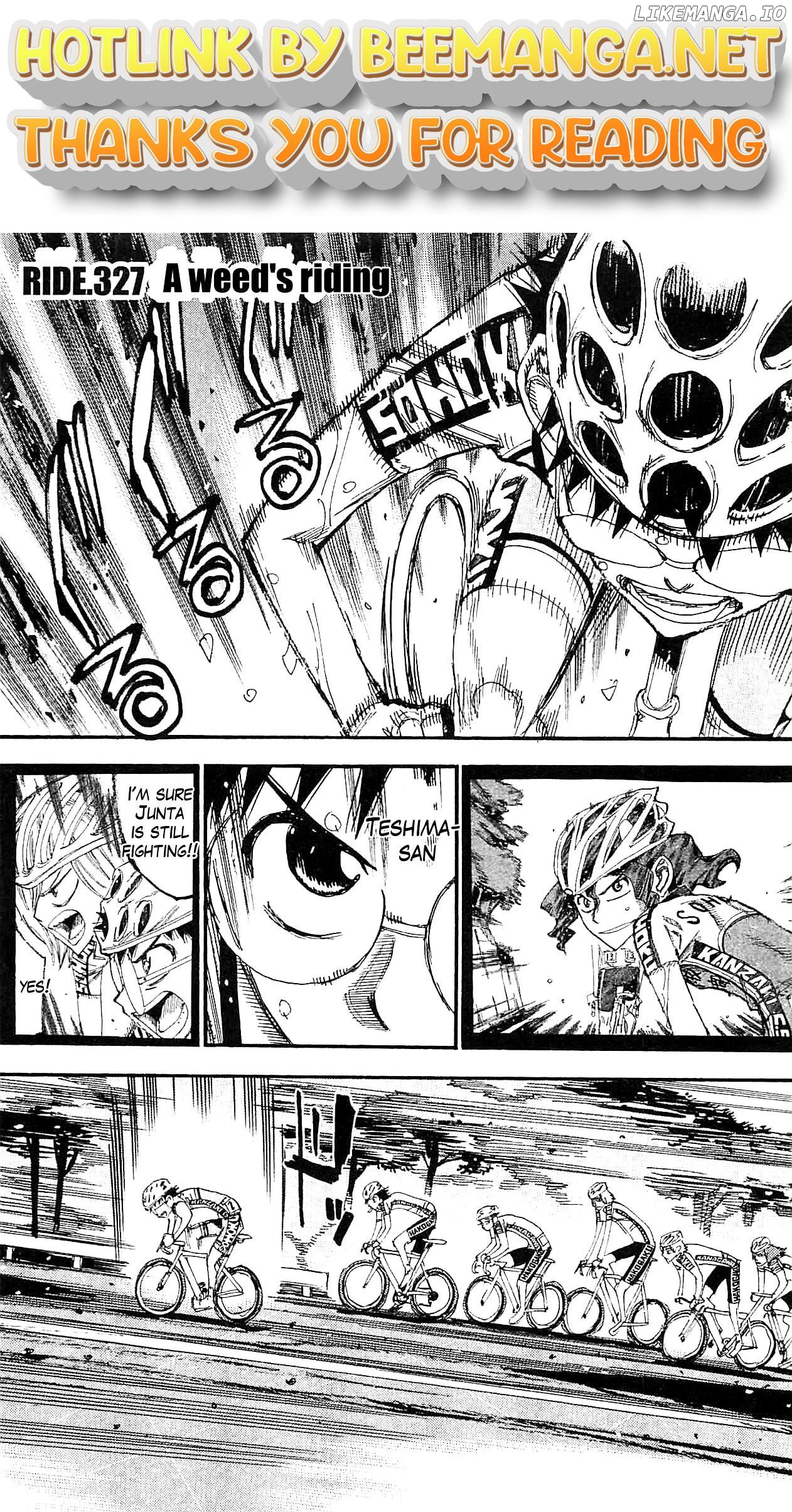 Yowamushi Pedal Chapter 327 - page 1