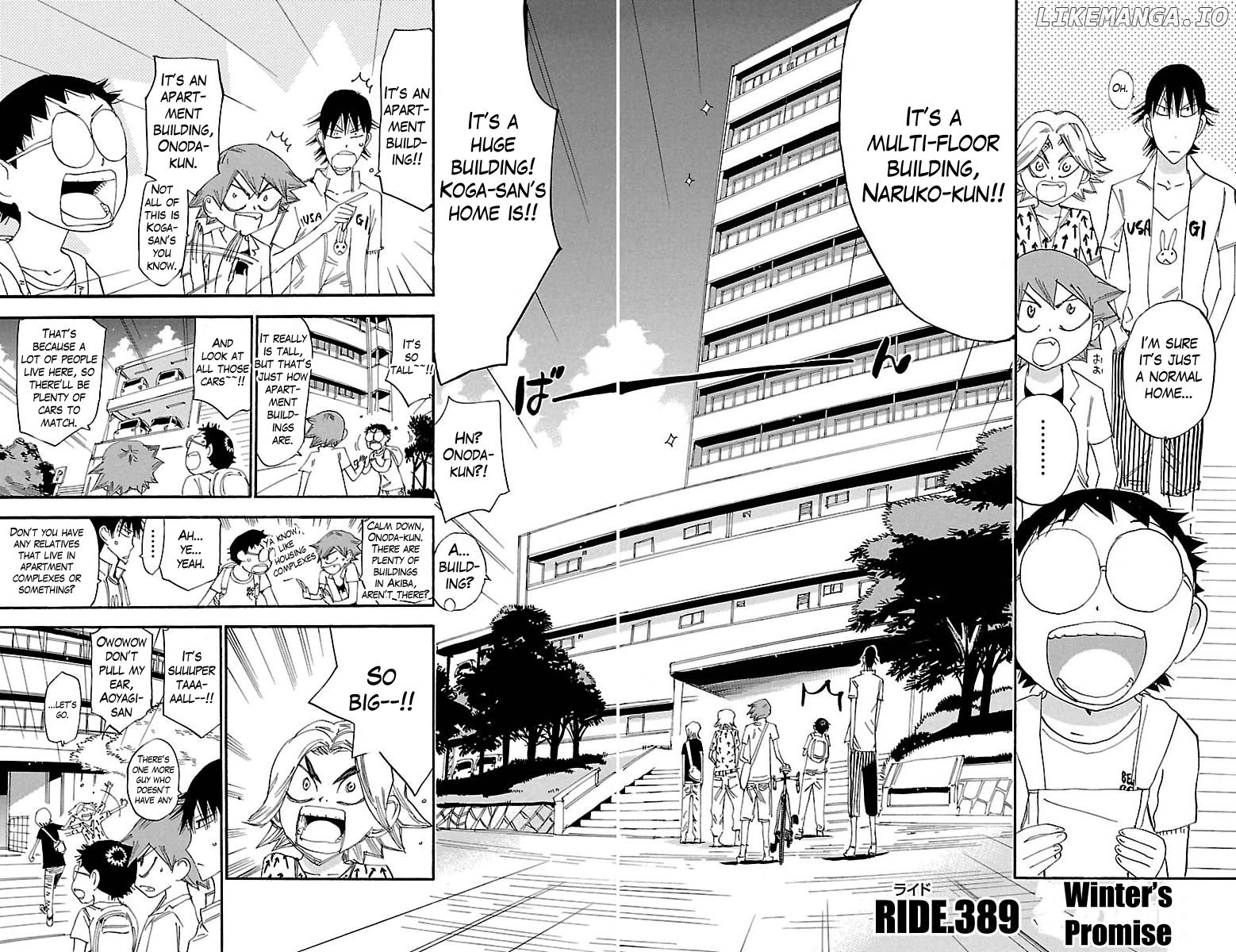 Yowamushi Pedal Chapter 389 - page 2