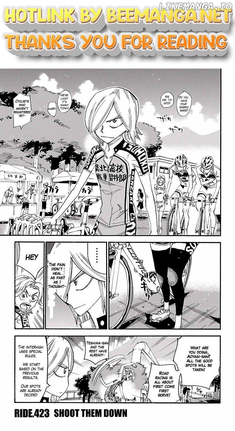 Yowamushi Pedal Chapter 423 - page 1
