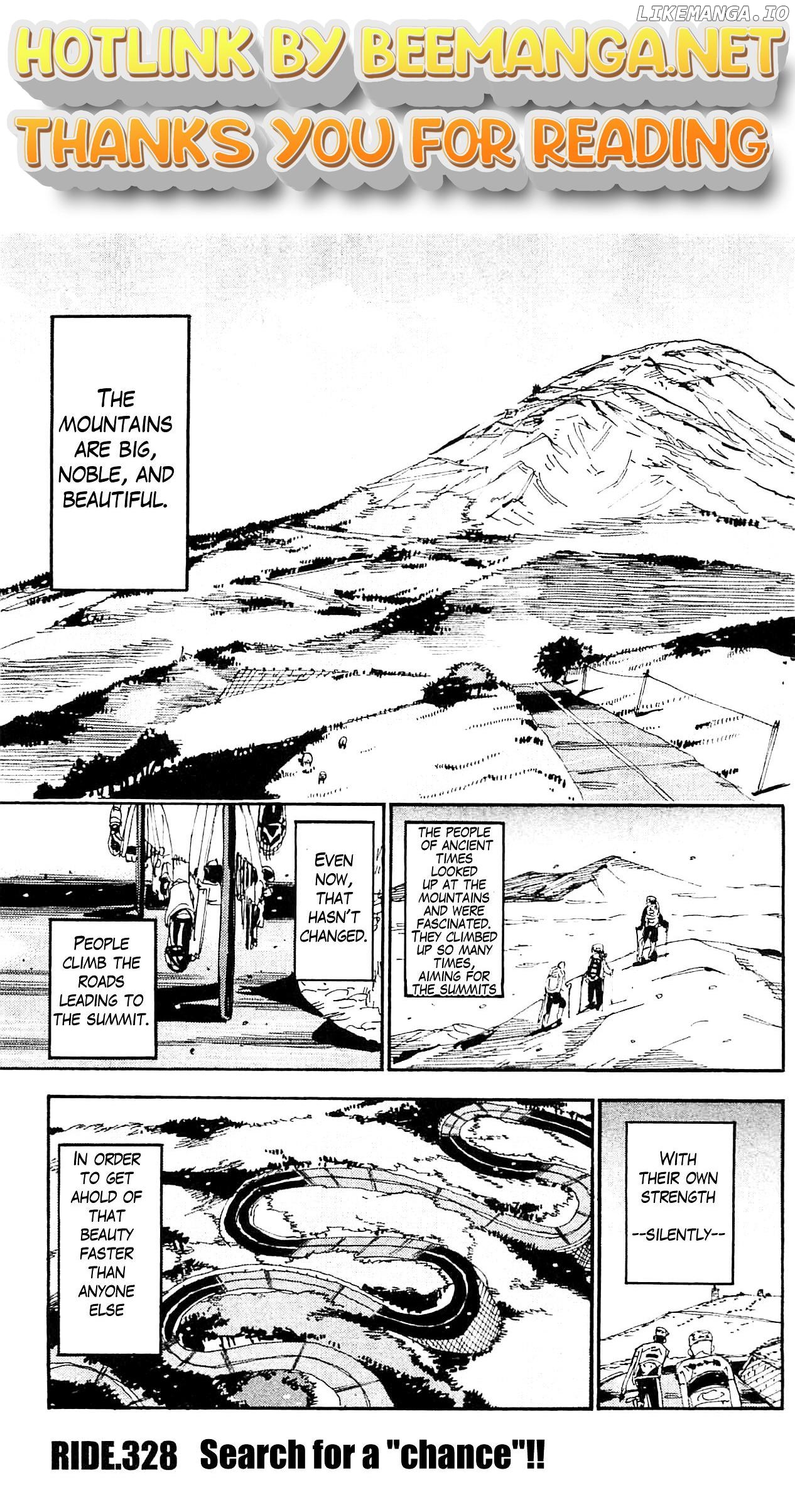 Yowamushi Pedal Chapter 328 - page 1