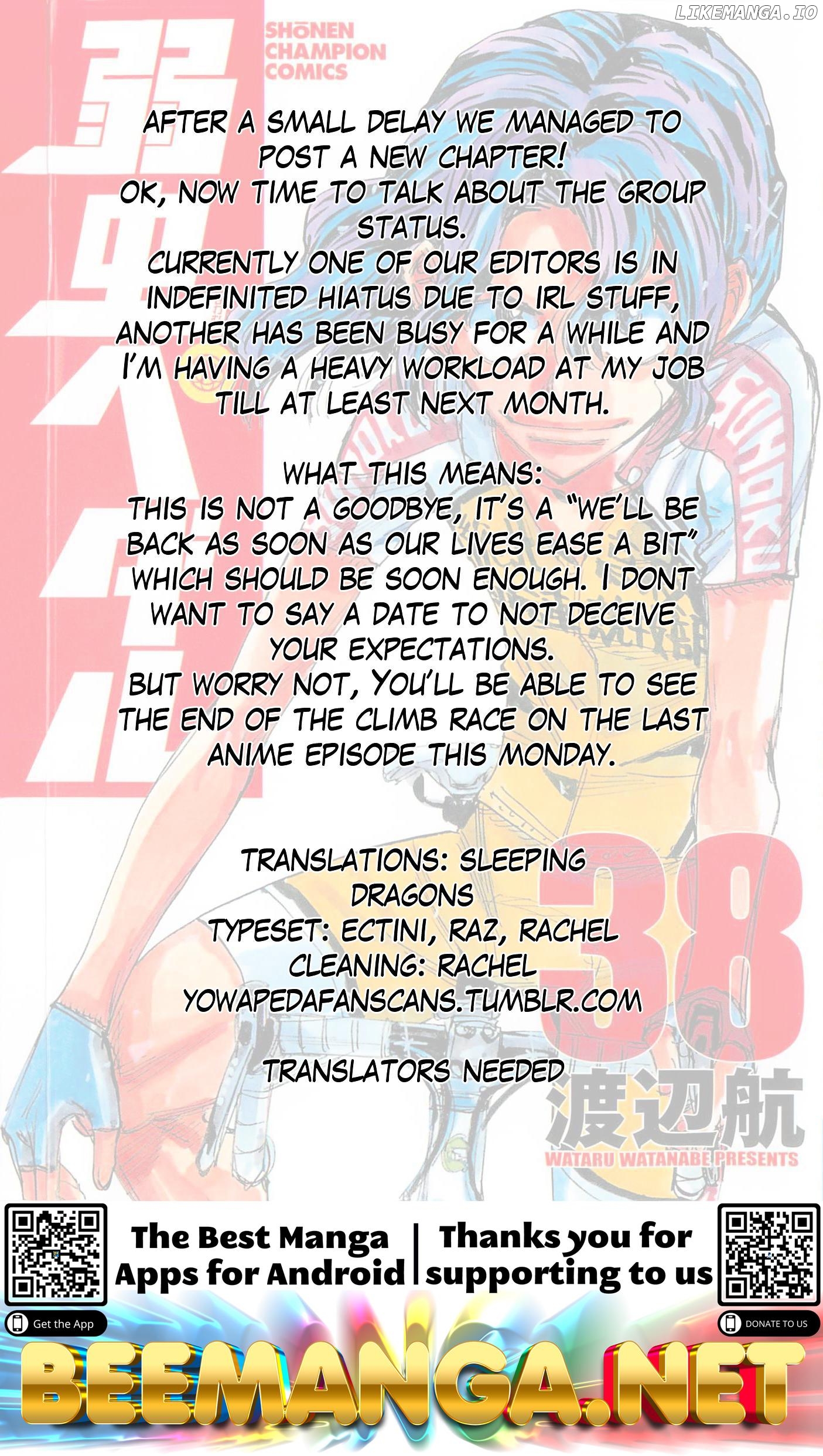 Yowamushi Pedal Chapter 328 - page 21