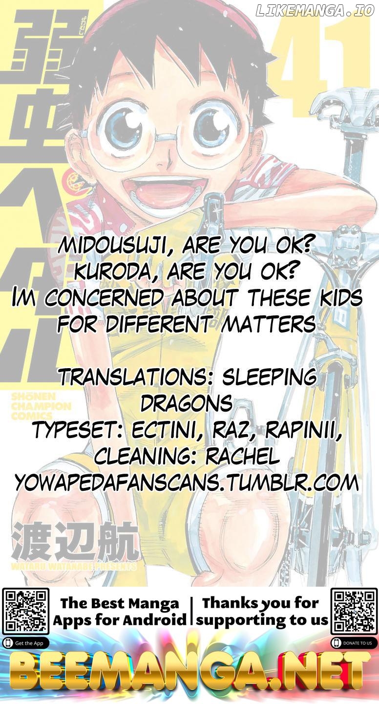 Yowamushi Pedal Chapter 354 - page 18