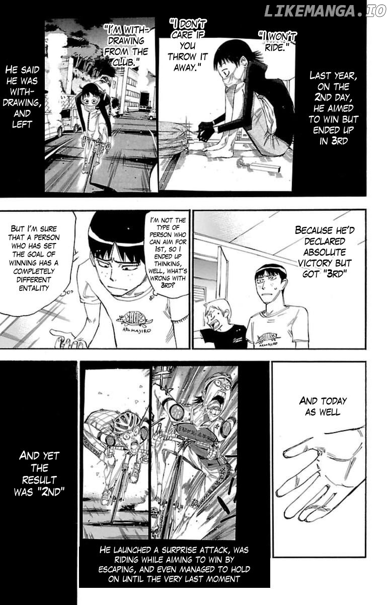Yowamushi Pedal Chapter 354 - page 3