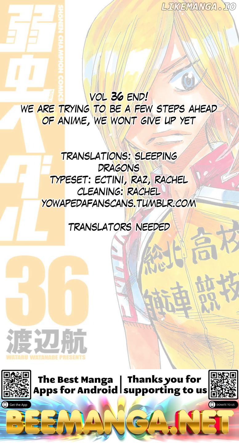 Yowamushi Pedal Chapter 311 - page 21