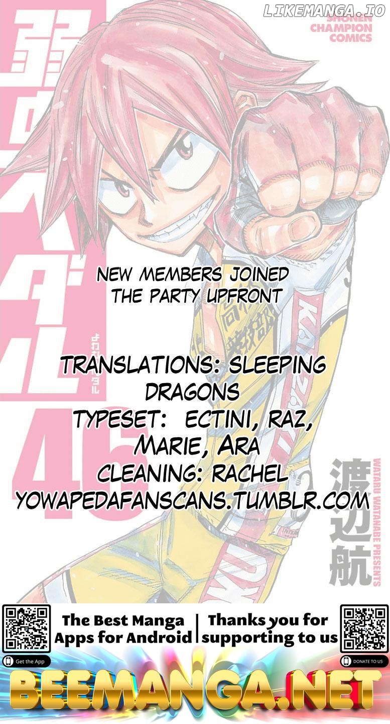 Yowamushi Pedal Chapter 391 - page 20