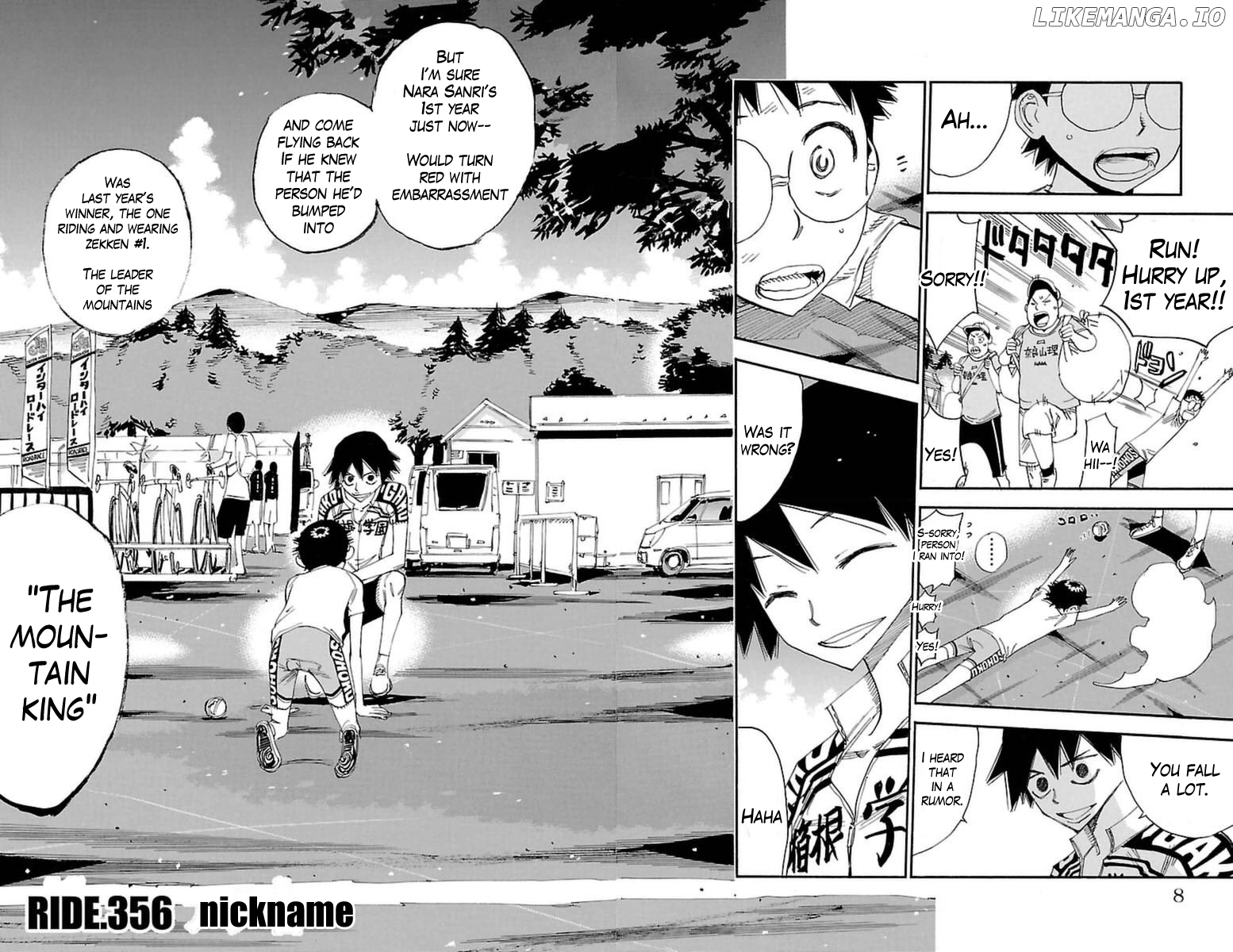 Yowamushi Pedal Chapter 356 - page 2