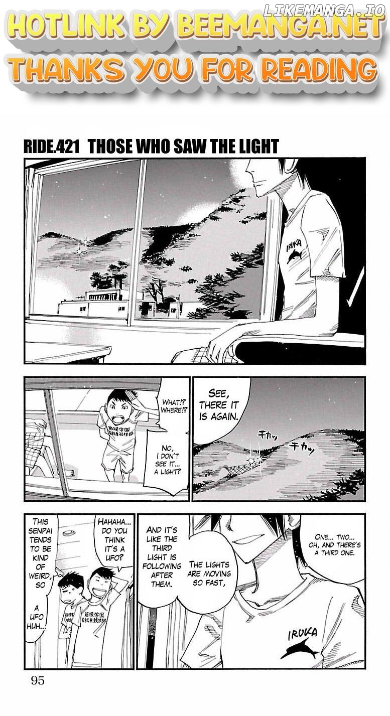 Yowamushi Pedal Chapter 421 - page 1
