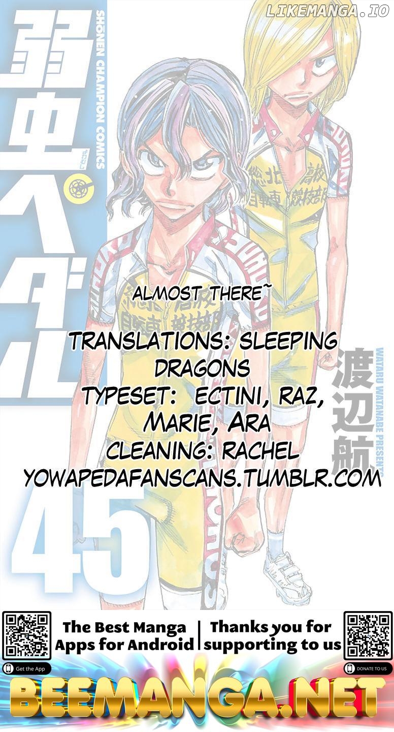 Yowamushi Pedal Chapter 382 - page 21