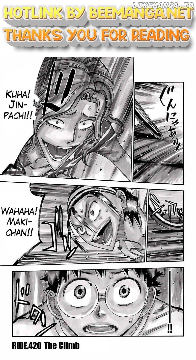 Yowamushi Pedal Chapter 420 - page 1