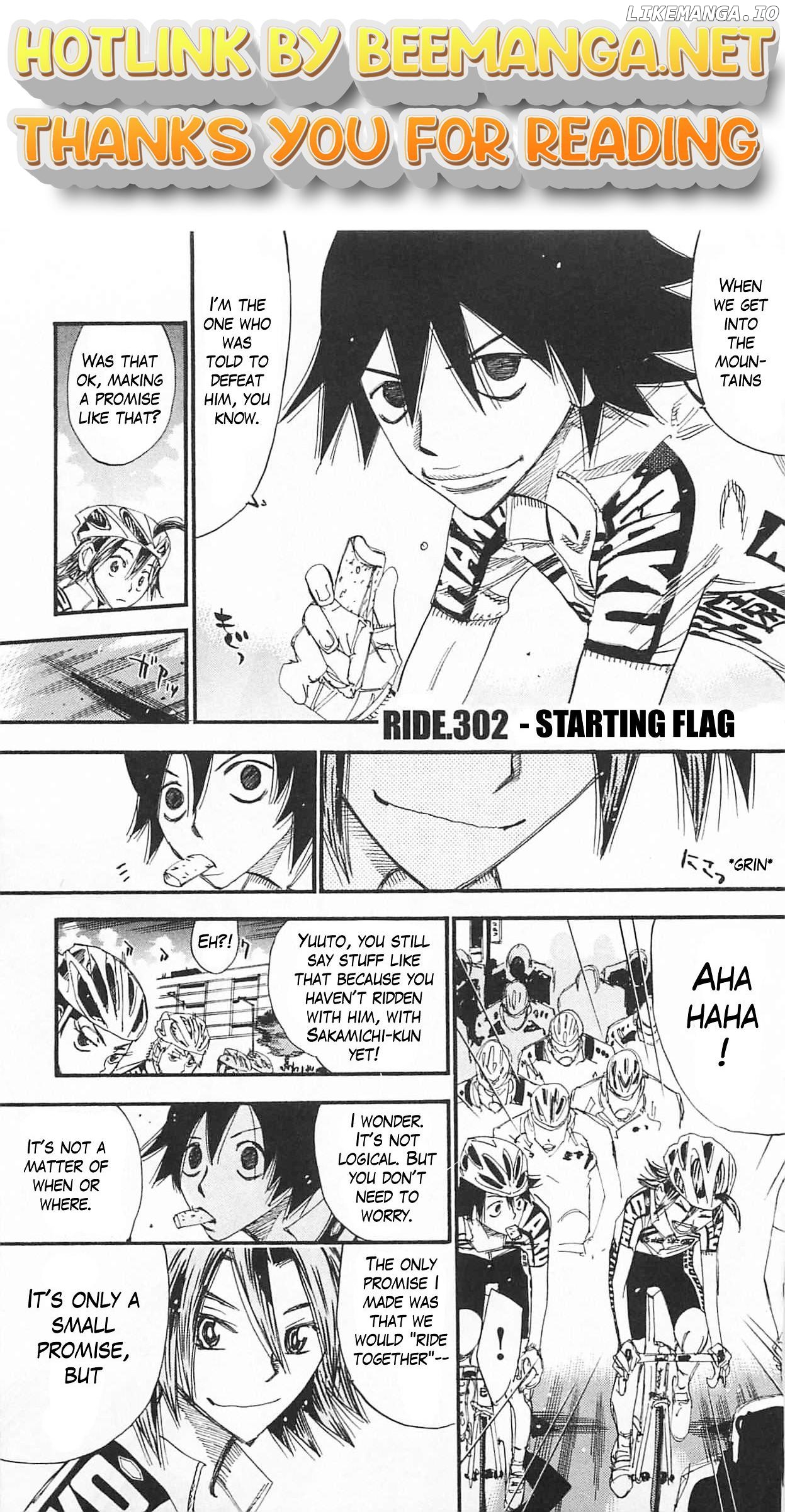 Yowamushi Pedal Chapter 302 - page 1