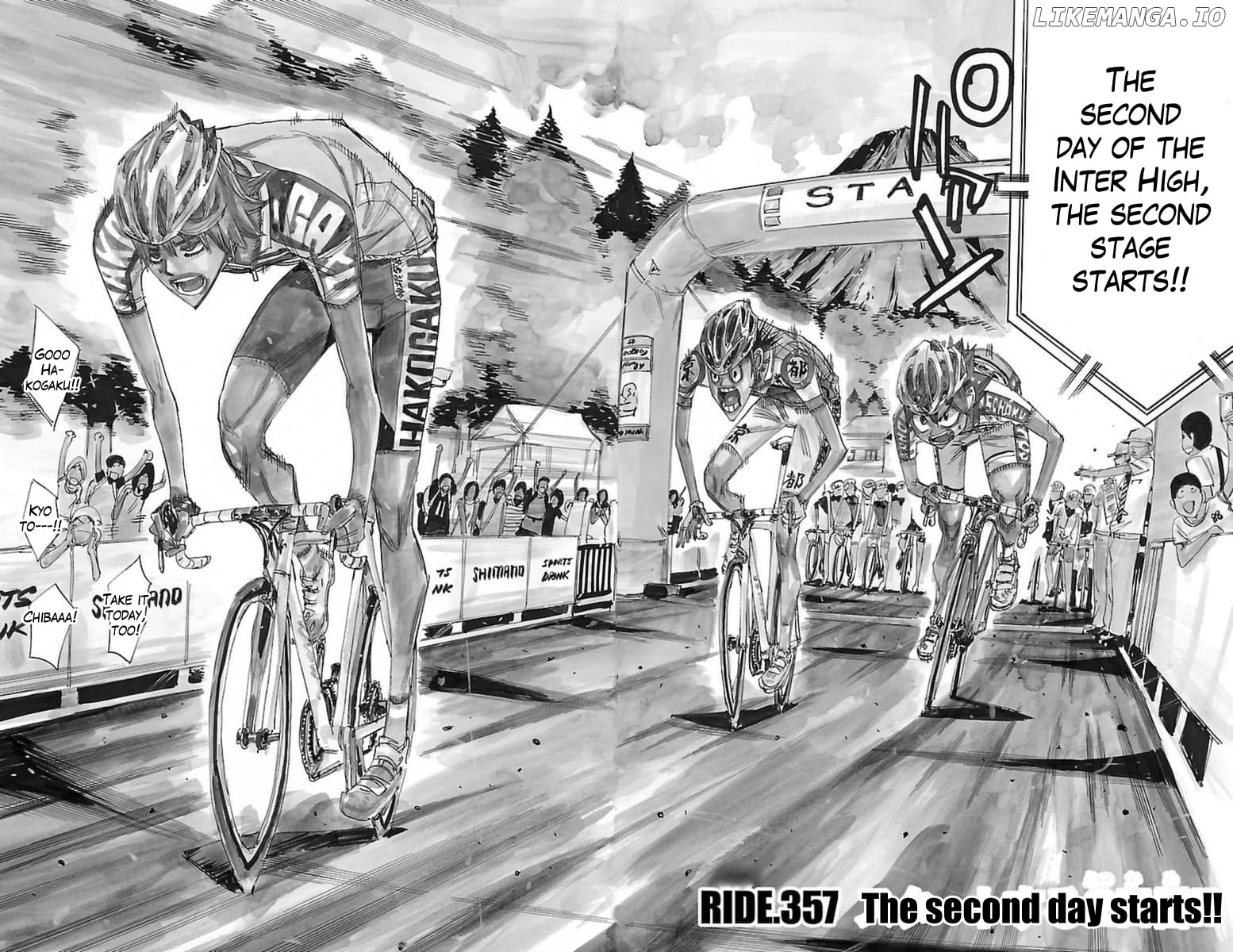 Yowamushi Pedal Chapter 357 - page 2