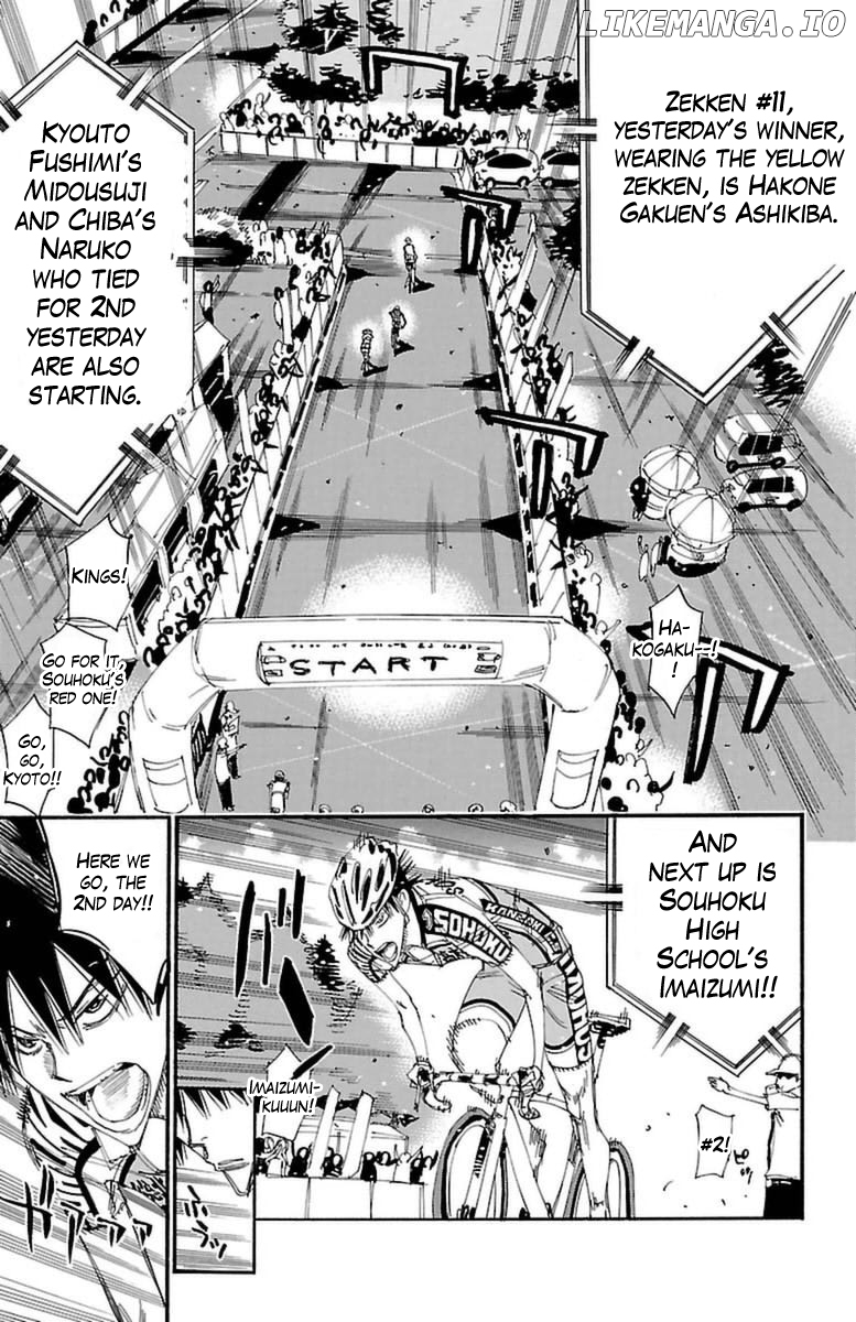 Yowamushi Pedal Chapter 357 - page 3