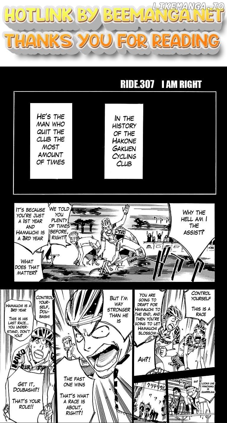 Yowamushi Pedal Chapter 307 - page 1