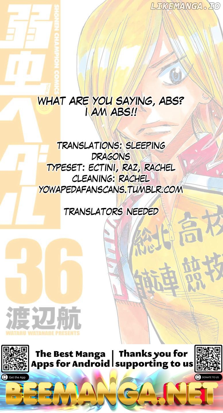 Yowamushi Pedal Chapter 307 - page 19