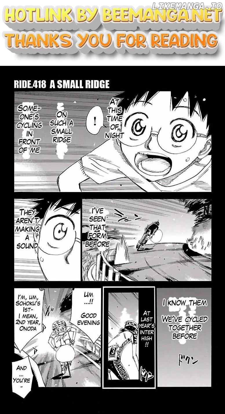 Yowamushi Pedal Chapter 418 - page 1