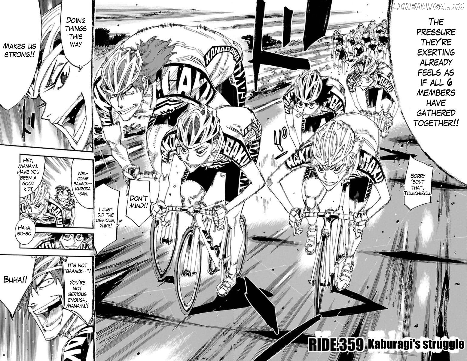 Yowamushi Pedal Chapter 359 - page 4