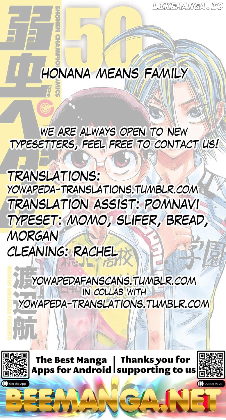 Yowamushi Pedal Chapter 431 - page 20
