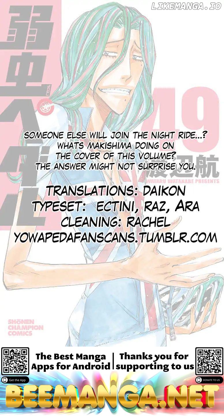 Yowamushi Pedal Chapter 417 - page 20