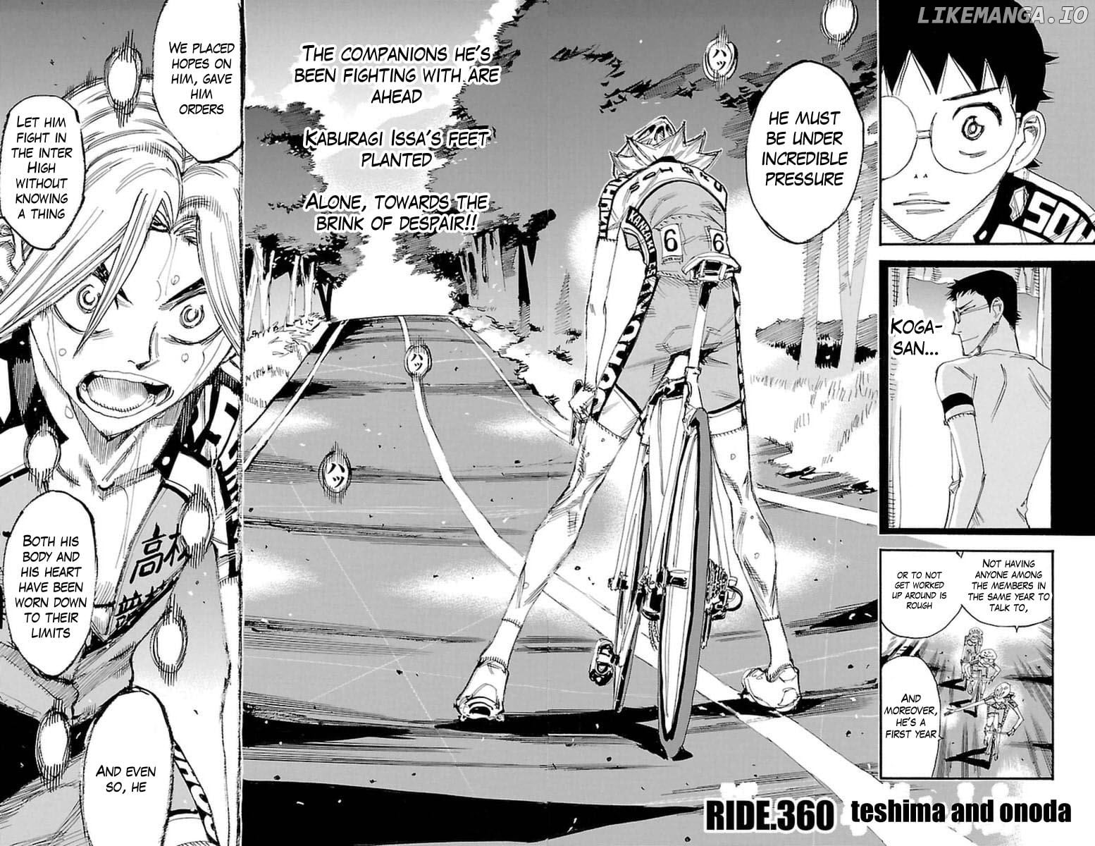 Yowamushi Pedal Chapter 360 - page 4