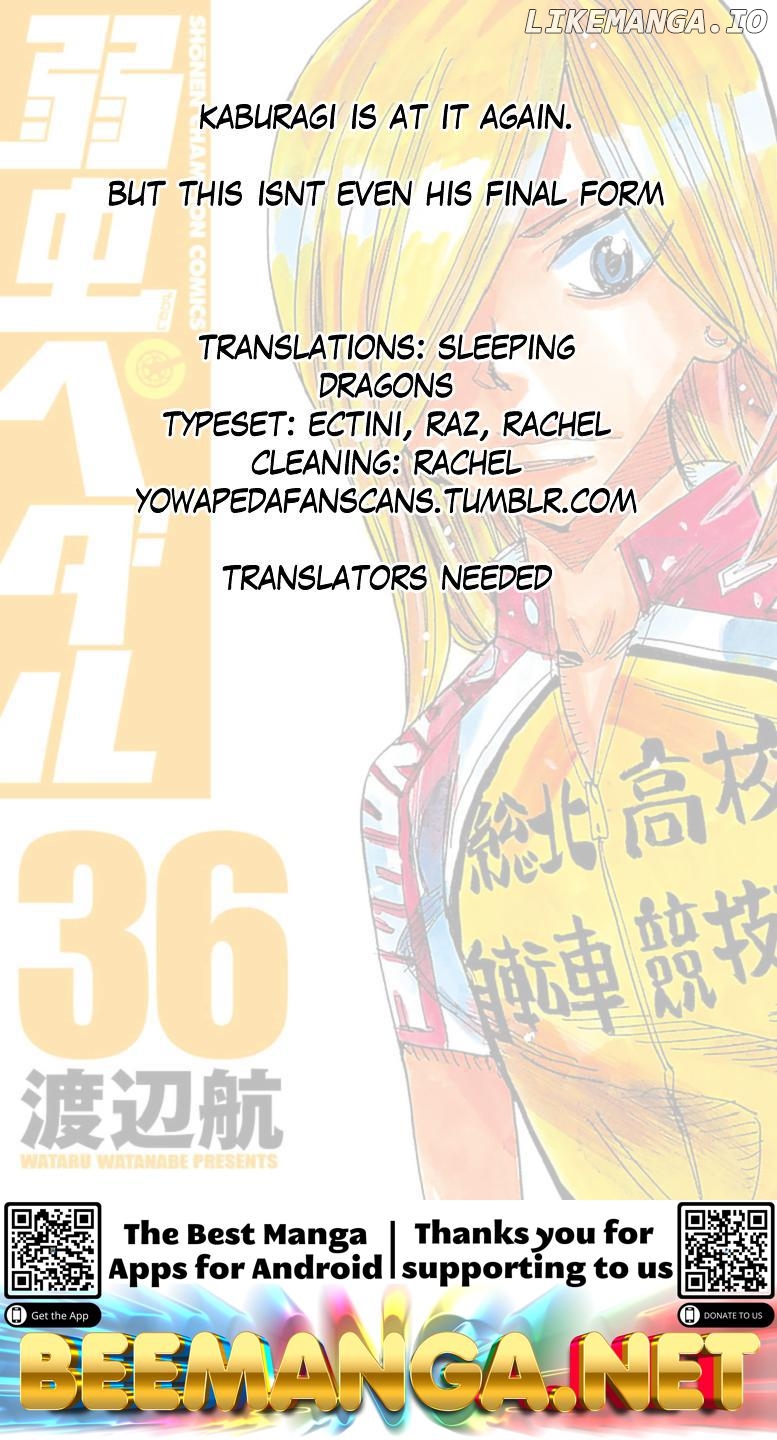 Yowamushi Pedal Chapter 305 - page 21