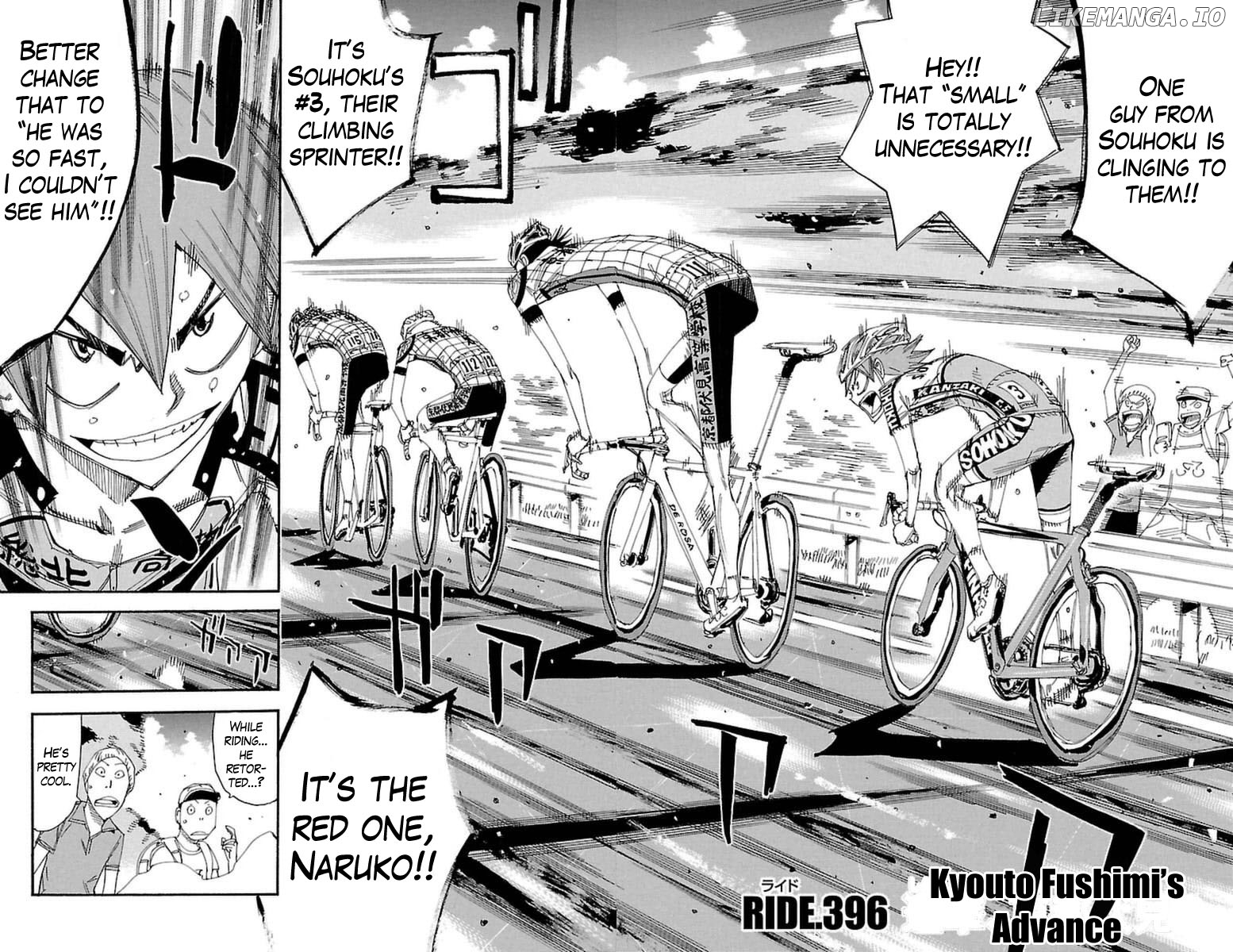 Yowamushi Pedal Chapter 396 - page 2