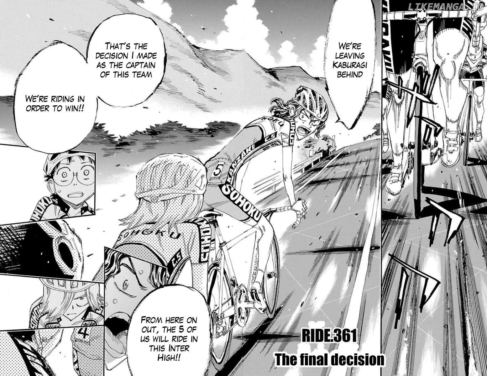 Yowamushi Pedal Chapter 361 - page 2