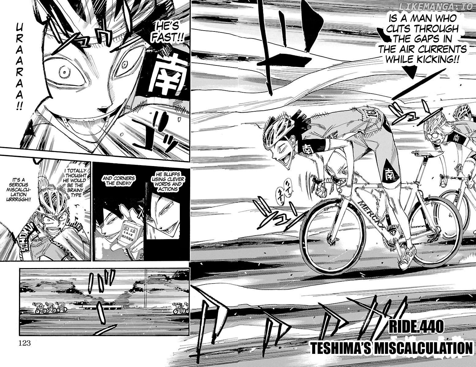 Yowamushi Pedal Chapter 440 - page 2