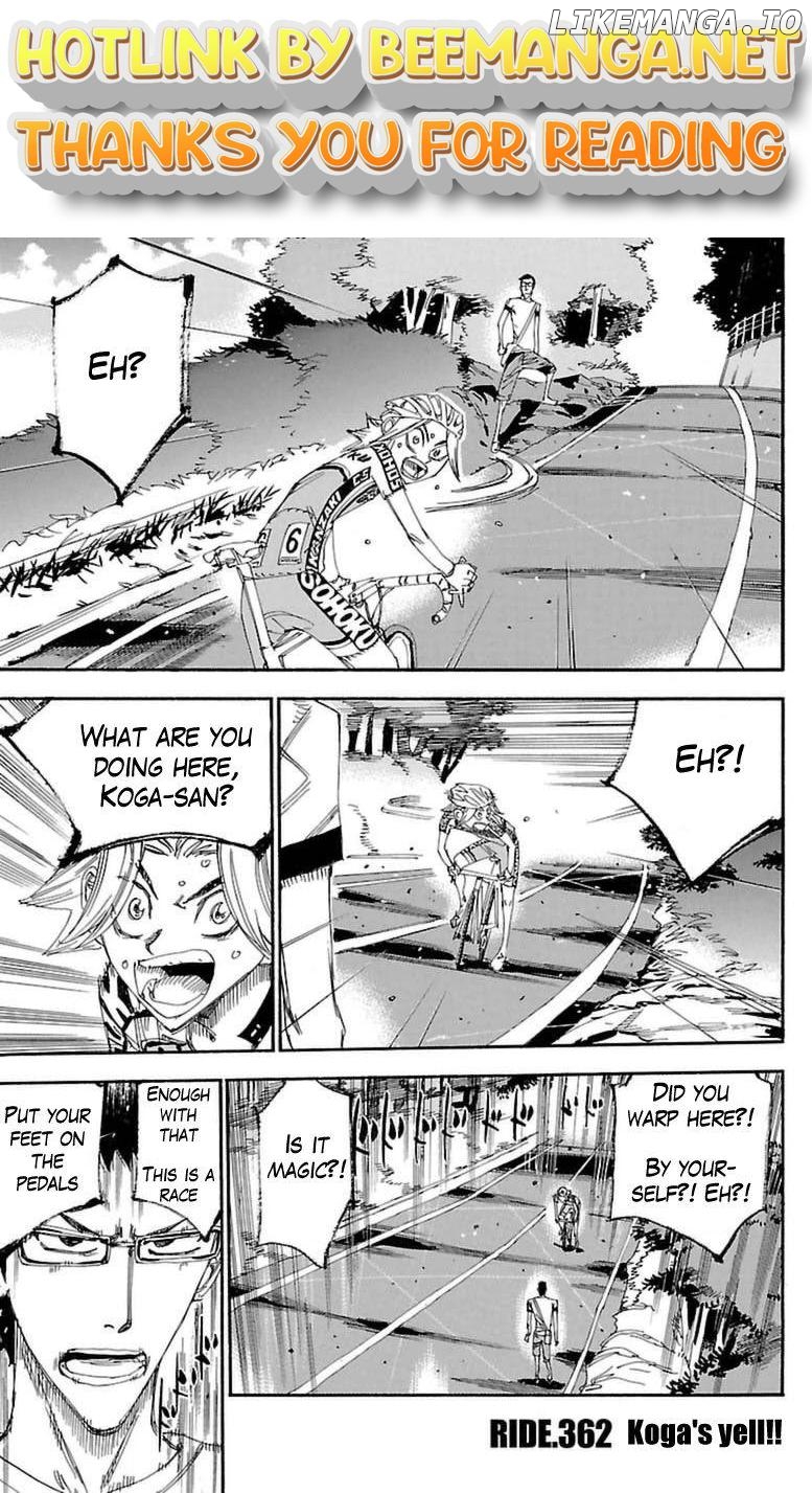 Yowamushi Pedal Chapter 362 - page 1