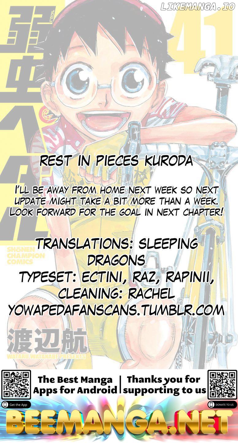 Yowamushi Pedal Chapter 348 - page 17