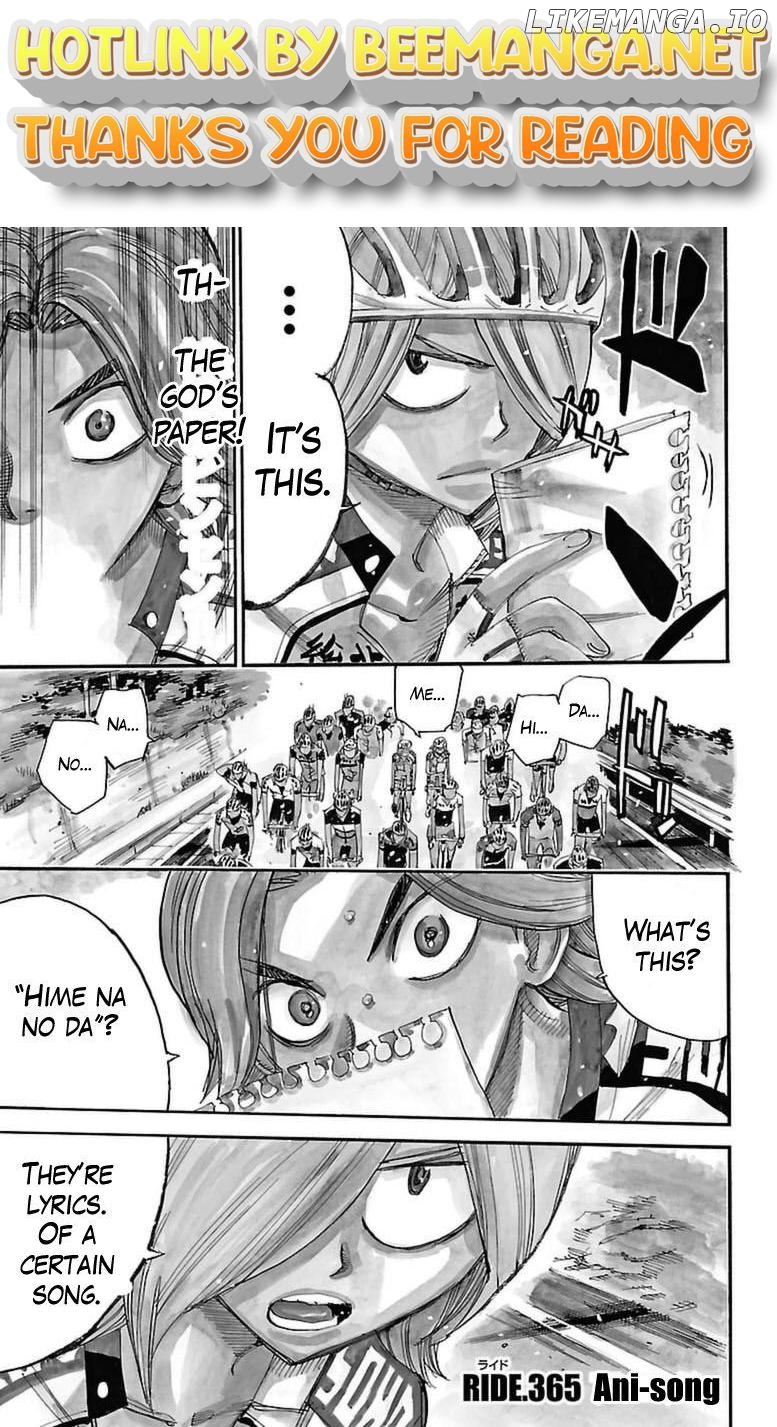 Yowamushi Pedal Chapter 365 - page 1