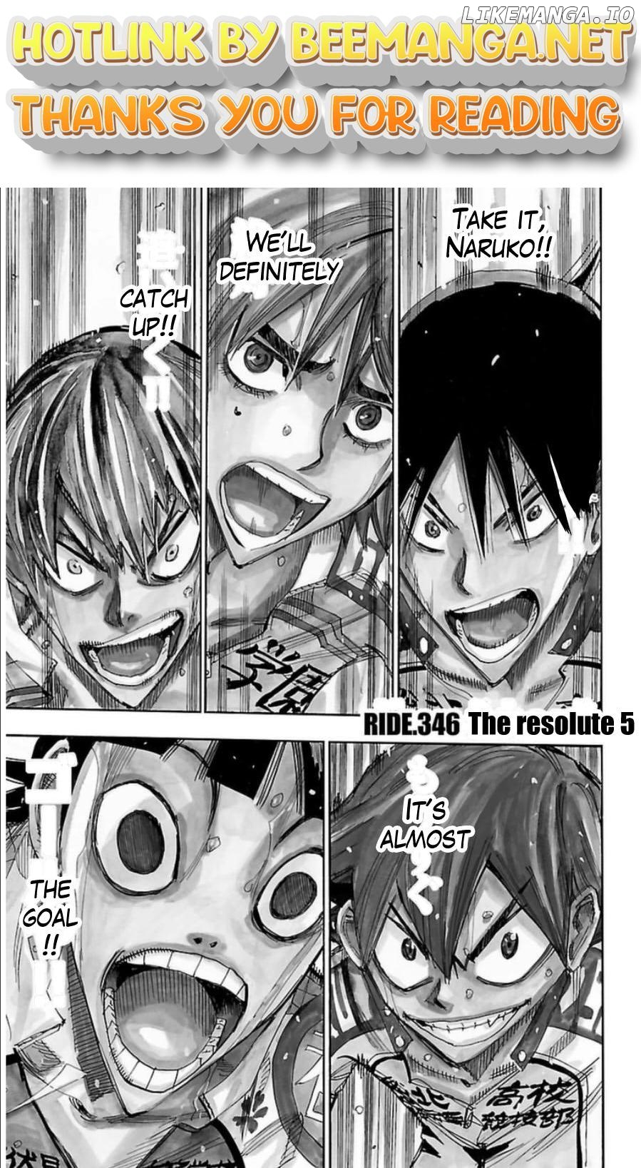 Yowamushi Pedal Chapter 346 - page 1