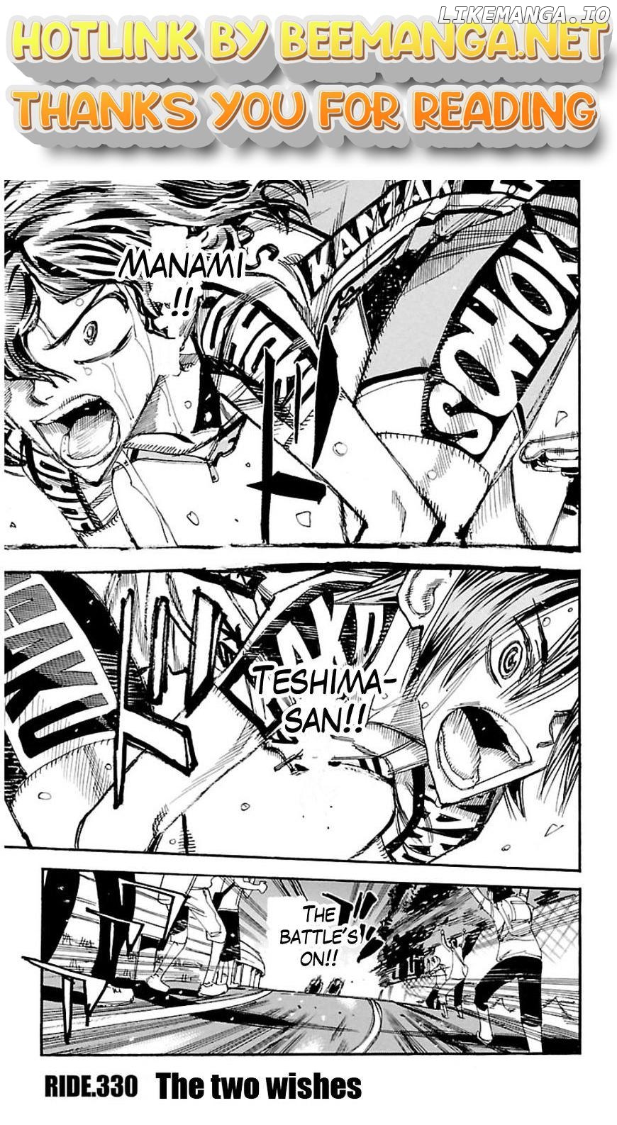 Yowamushi Pedal Chapter 330 - page 1