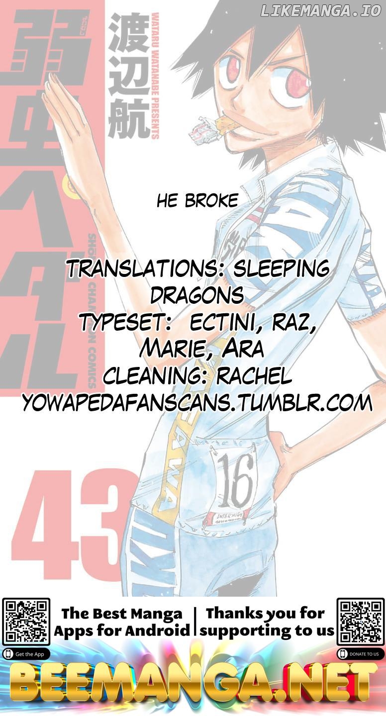 Yowamushi Pedal Chapter 372 - page 25