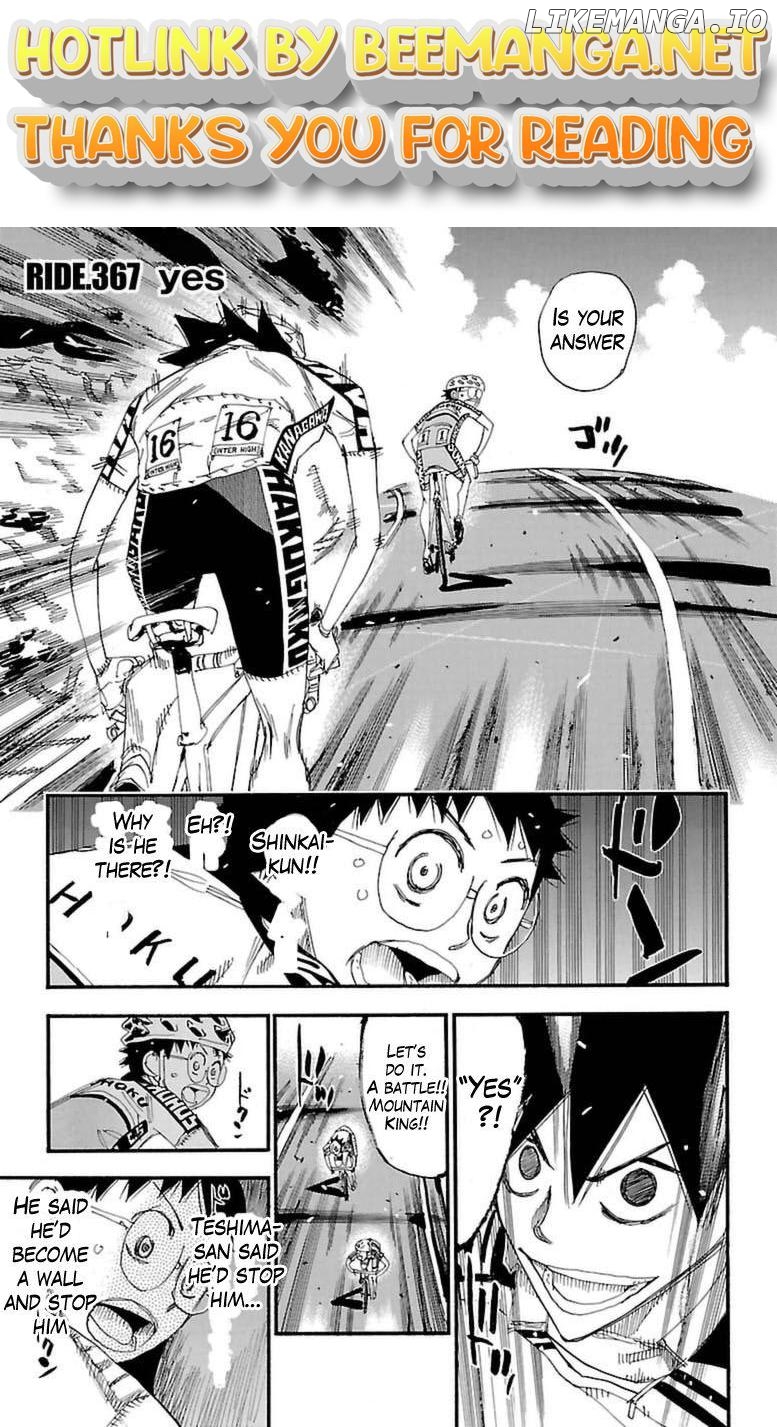 Yowamushi Pedal Chapter 367 - page 1