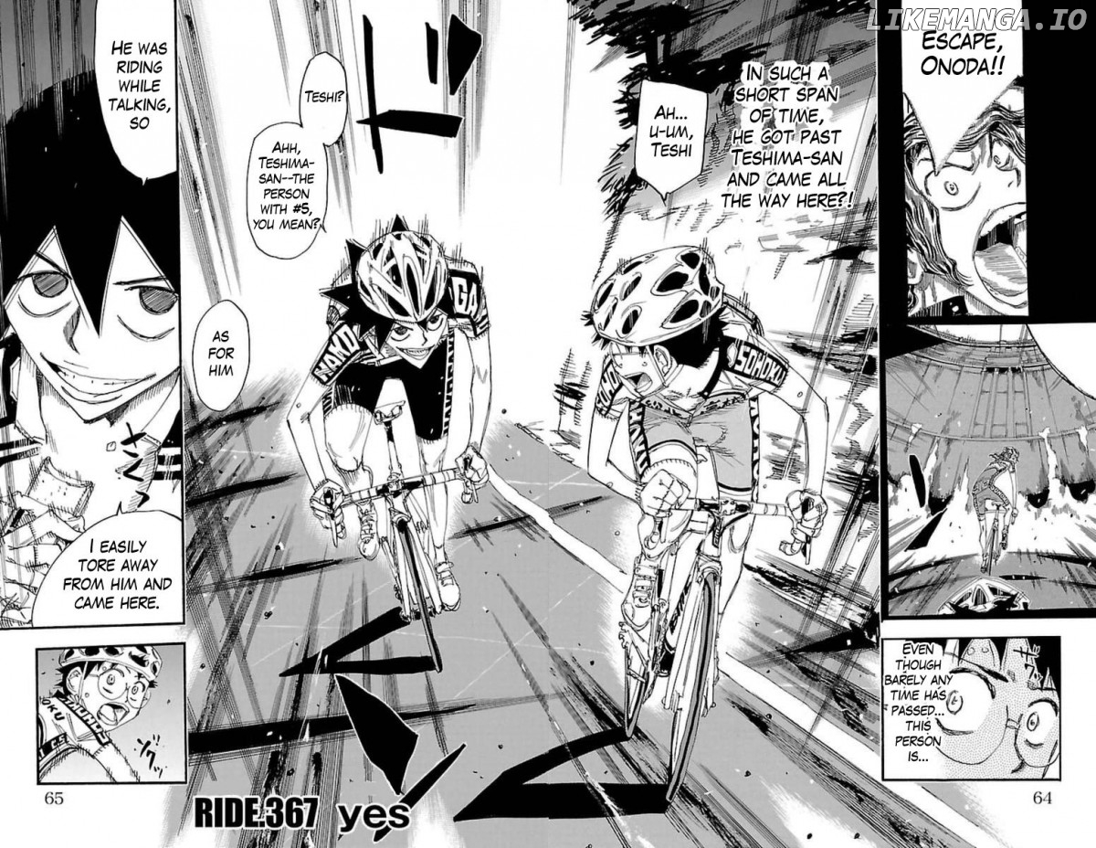 Yowamushi Pedal Chapter 367 - page 2