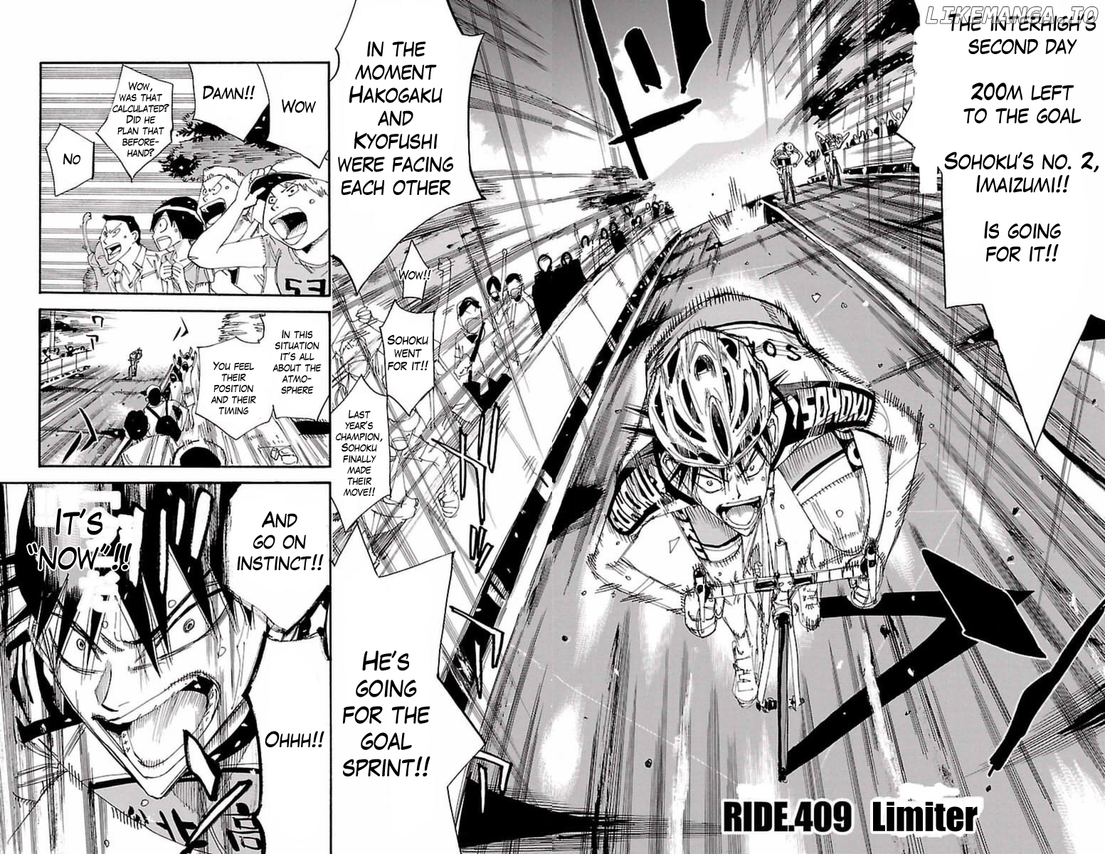 Yowamushi Pedal Chapter 409 - page 2