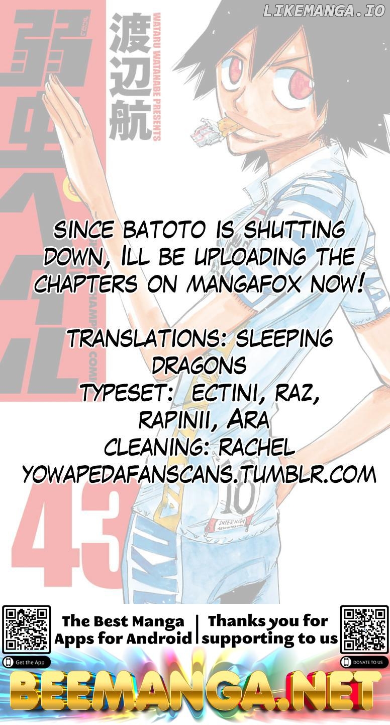 Yowamushi Pedal Chapter 368 - page 17